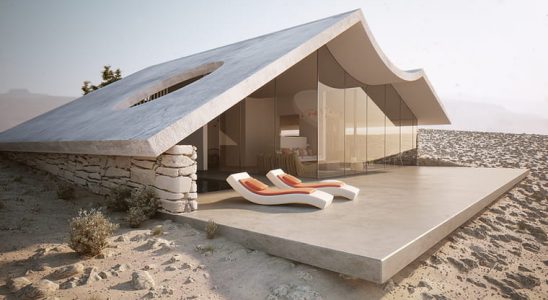 Supermoderní vila v poušti je hudbou budoucnosti 1