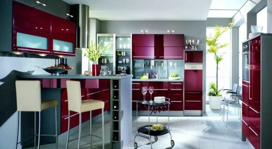 Interiér v barvách drahých kamenů - vášnivý rubín 1