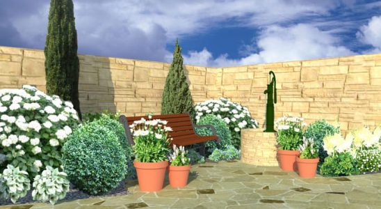 Proměňte starou pumpu na zahradní fontánu 1