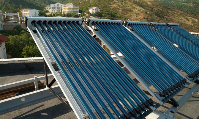 Solární kolektory na ohřev vody 1