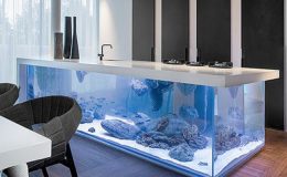 Kuchyňský pult jako obrovské akvárium 28